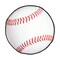 Party Central Club Pack of 24 White and Red Baseball Cutout World Series Party Decorations 13.5"